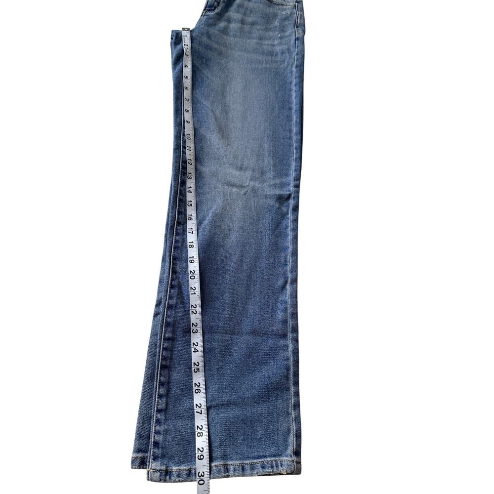 NWT SO High Rise 90s Straight Jeans Juniors 5 27W Light Wash Distressed - Picture 9 of 9